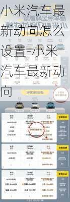 小米汽車最新動(dòng)向怎么設(shè)置-小米汽車最新動(dòng)向