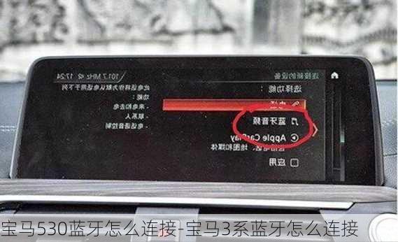 寶馬530藍(lán)牙怎么連接-寶馬3系藍(lán)牙怎么連接