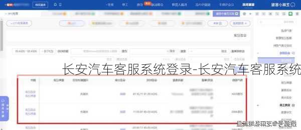 長安汽車客服系統登錄-長安汽車客服系統