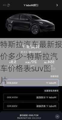 特斯拉汽車最新報(bào)價(jià)多少-特斯拉汽車價(jià)格表suv圖片