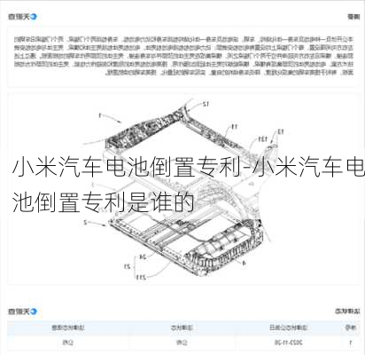 小米汽車電池倒置專利-小米汽車電池倒置專利是誰(shuí)的