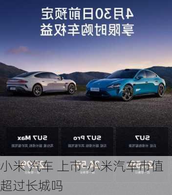 小米 汽車(chē) 上市-小米汽車(chē)市值超過(guò)長(zhǎng)城嗎