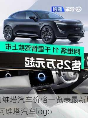 阿維塔汽車價(jià)格一覽表最新版-阿維塔汽車logo