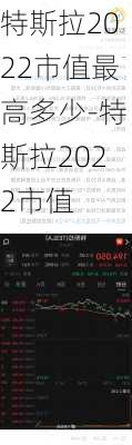 特斯拉2022市值最高多少-特斯拉2022市值