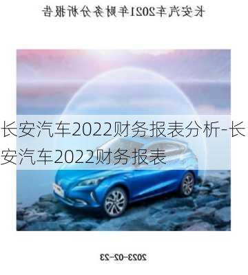 長安汽車2022財務(wù)報表分析-長安汽車2022財務(wù)報表