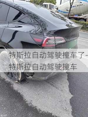 特斯拉自動駕駛撞車了-特斯拉自動駕駛撞車