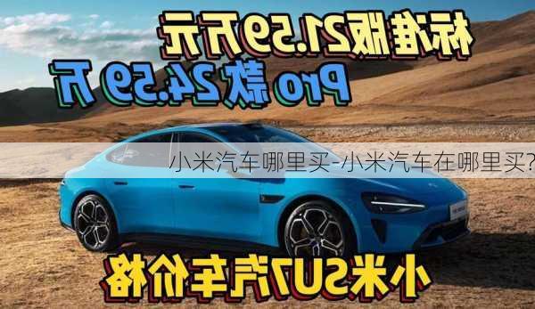 小米汽車哪里買-小米汽車在哪里買?