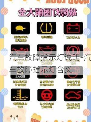 汽車故障指示燈說明-汽車故障指示燈含義