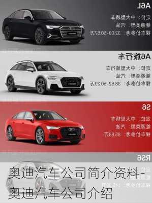 奧迪汽車公司簡介資料-奧迪汽車公司介紹