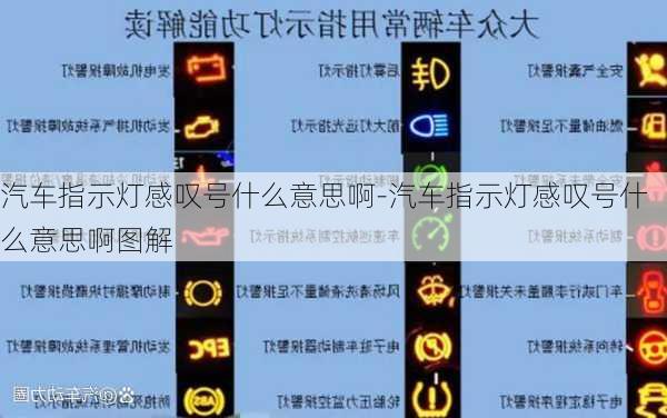 汽車指示燈感嘆號什么意思啊-汽車指示燈感嘆號什么意思啊圖解