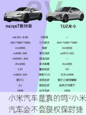 小米汽車是真的嗎-小米汽車會不會侵權(quán)保時捷