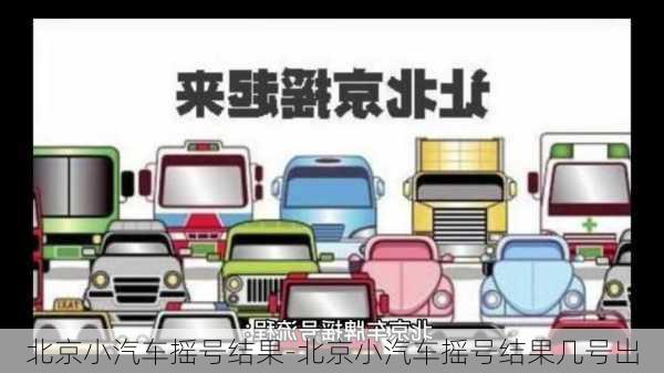 北京小汽車搖號結(jié)果-北京小汽車搖號結(jié)果幾號出