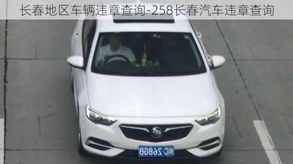 長春地區(qū)車輛違章查詢-258長春汽車違章查詢